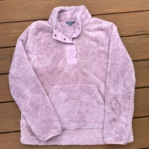 Eddie Bauer Sherpa pull over size medium